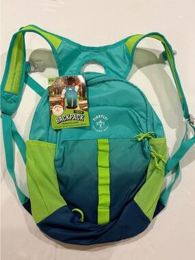 Firefly Youth Backpack in Teal & Lime